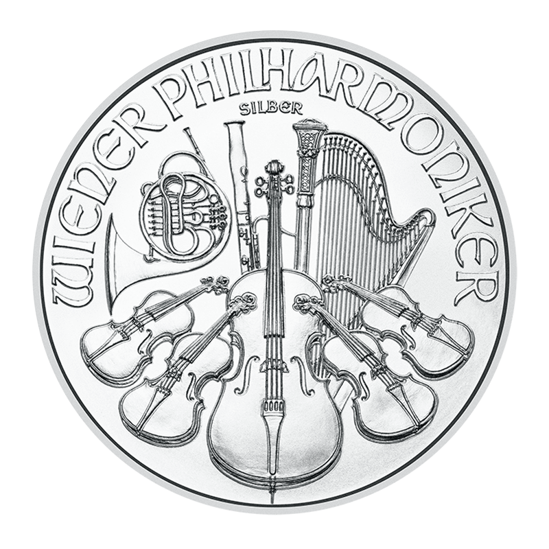 Image for 1 oz Silver Austrian Philharmonic (2023) from TD Precious Metals